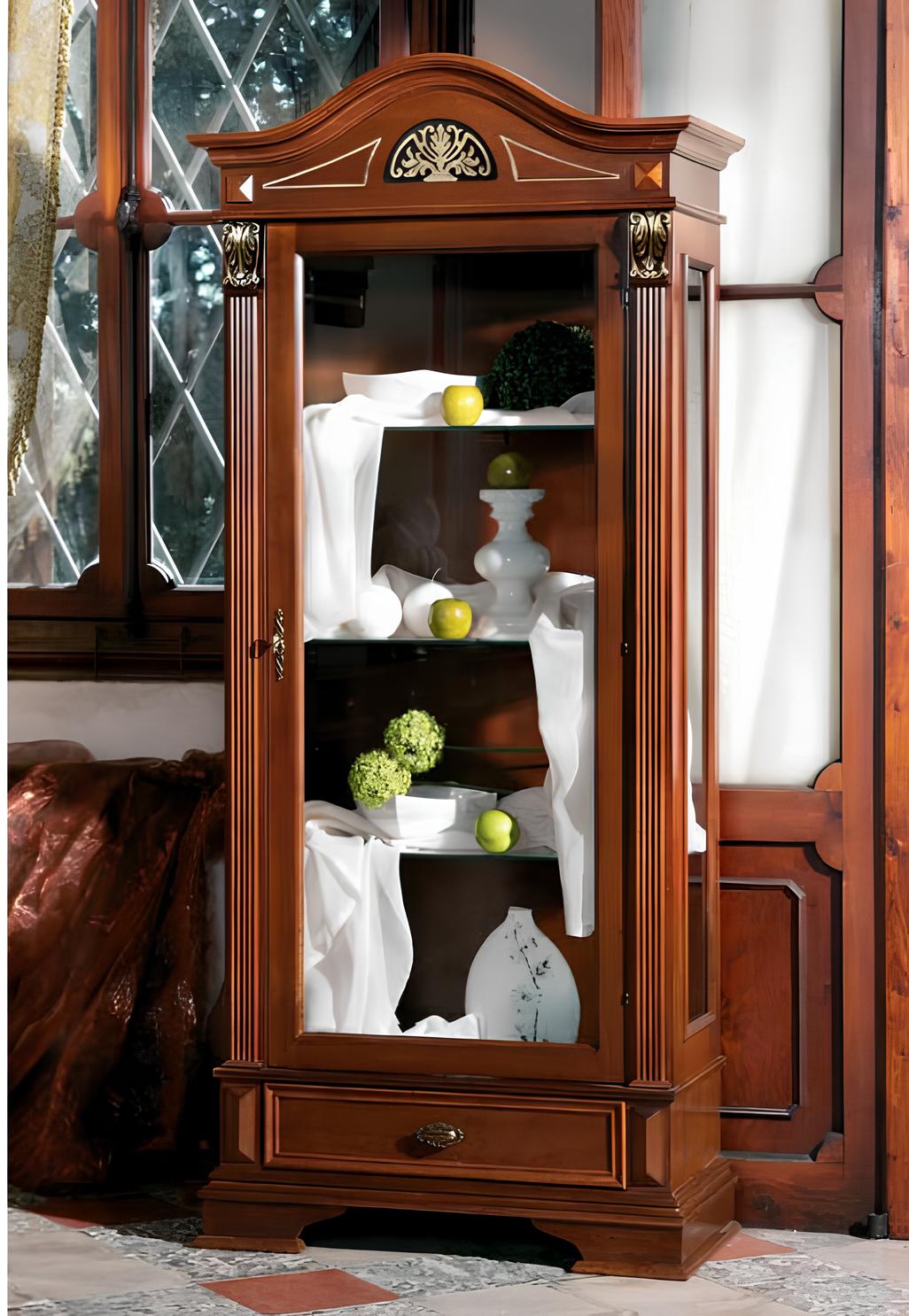 Classic display cabinet living room display cabinet showcase cabinet baroque