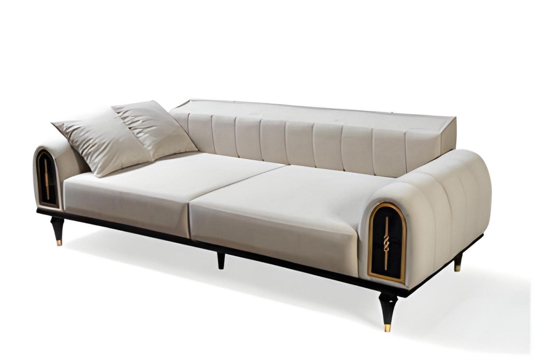Exclusive 3-Seater Modern Living Room Fabric Sofa Designer Seating Couch
