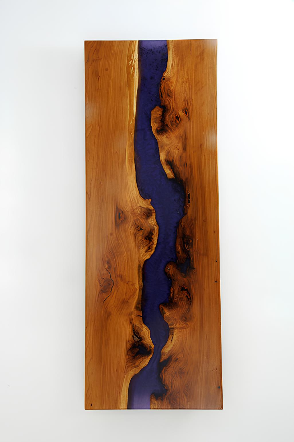 Wall Picture Epoxy Resin Painting Authentic Designer Artwork Handmade Waterfall Image