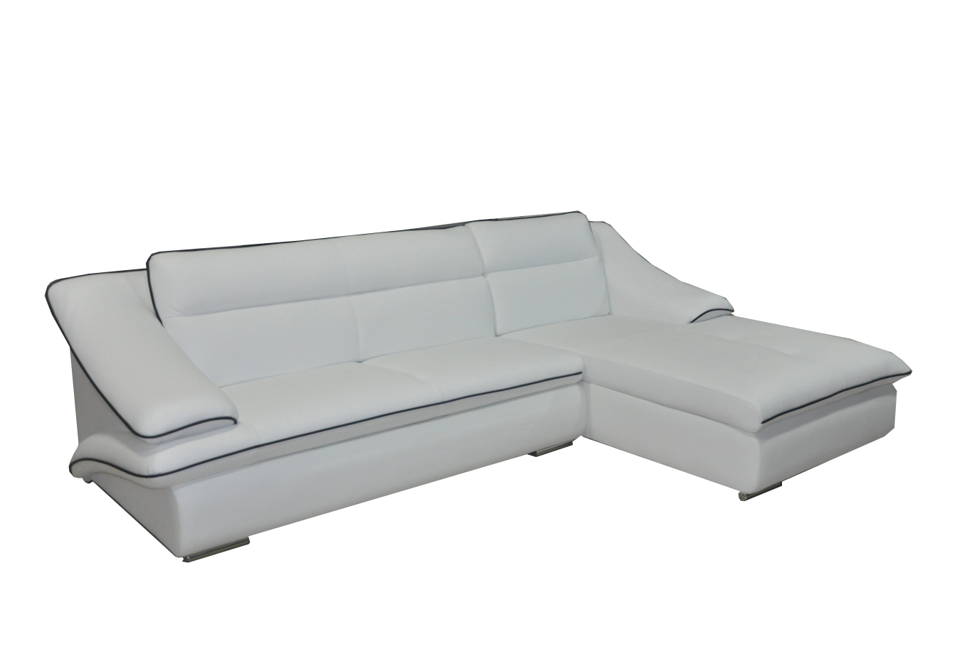 Corner sofa leather with USB, corner set corner landscape upholstery design living L shape.