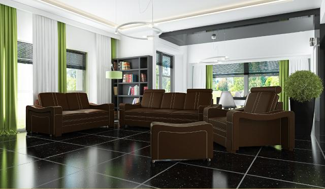 LEATHER SOFA Custom-made SOFA SOF 3+2+1 USB COUCH SET UPHOLSTERED SET New