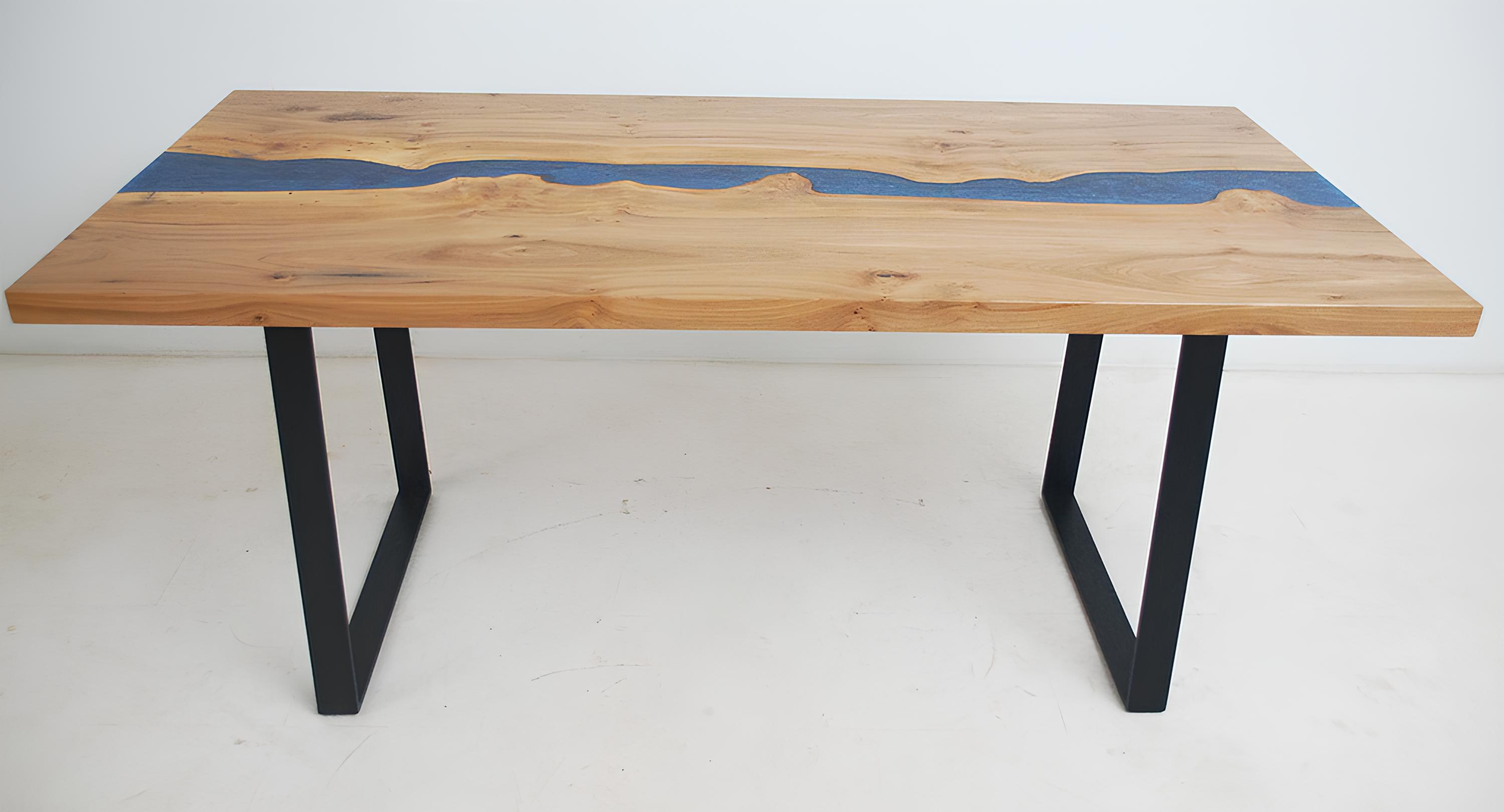 Custom-made real wood epoxy resin table epoxy river price per square meter tables resin