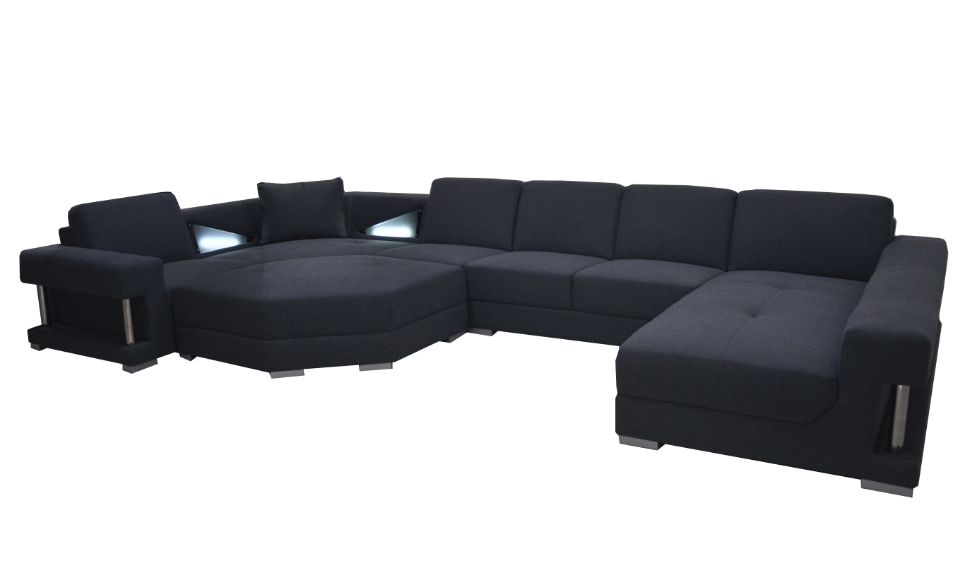 Textile corner sofa upholstery living room couch set corner set sofa couches + USB