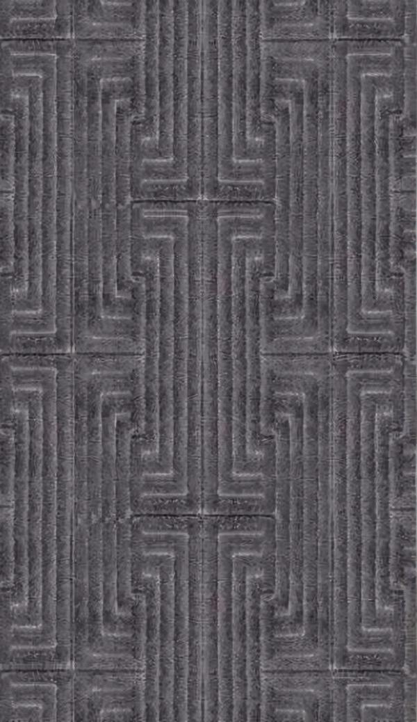 Graphite carpet geometric diamond design short pile living room hallway rugs