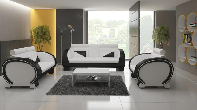 LEATHER SOFA with USB DESIGNER SOFA SET 3+1 COUCH UPHOLSTERED SET UPHOLSTERED SOFA