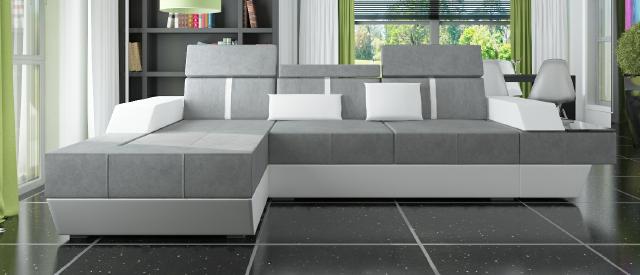 Fabric sofa corner sofa textile upholstery new textile sofa sofa + USB