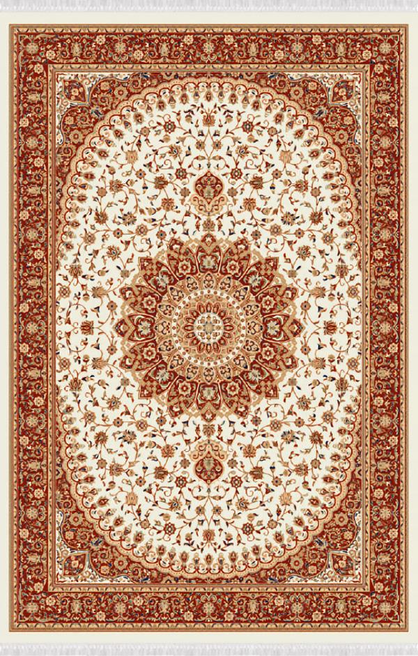 Oriental carpet rug border oriental design vintage short pile red 150x233