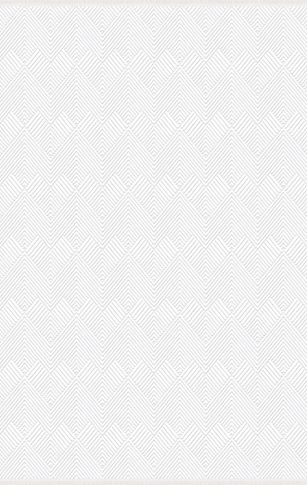 Floor covering carpet short pile solid color abstract pattern living room white