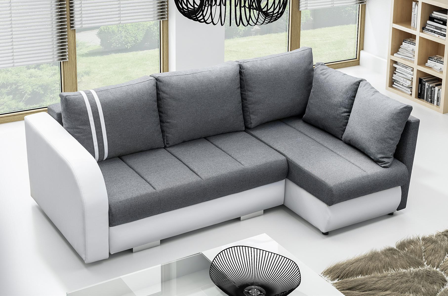 Sofa sofa bed designer sofa with bed function + storage bed corner sofa couch NEW