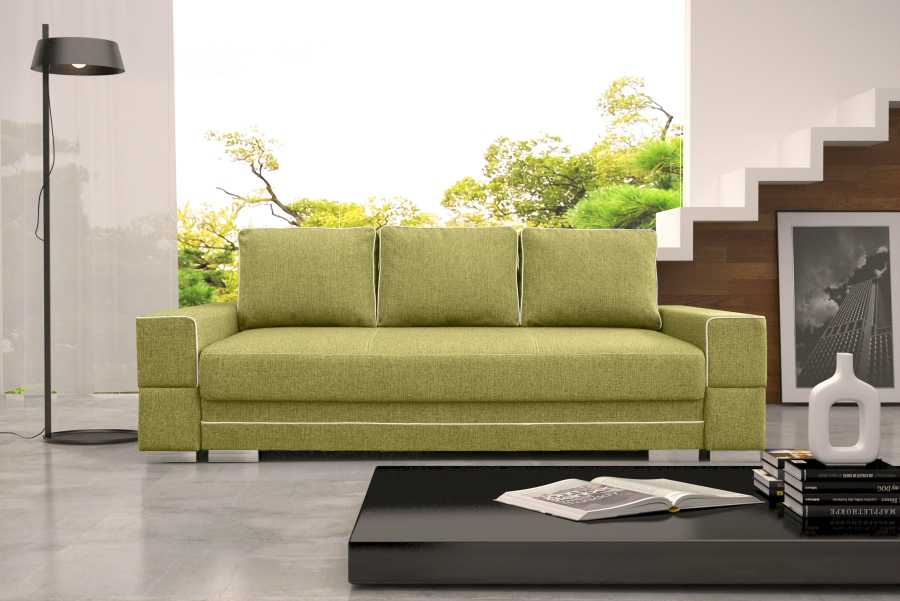 Sofa bed folding couch 3-seater sleeping function + storage compartment couch sofa folding sofa