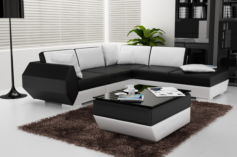Leather sofa couch sofa set new corner sofa corner set modern design sofa R7002B