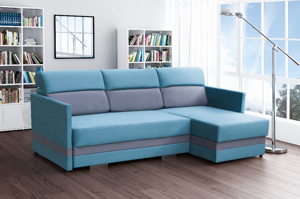 Sofa sofa bed designer sofa with bed function + storage bed corner sofa couch NEW
