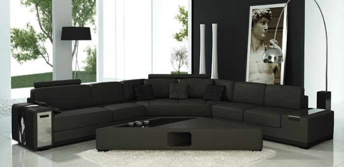 Leather sofa corner sofa couch upholstered designer corner unit living landscape LimaB