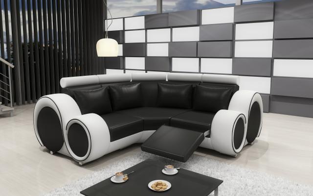 LEATHER SOFA LIVING ROOM LANDSCAPE COUCH DESIGN CORNER SOFA BERLIN SOFA SET UPHOLSTERY