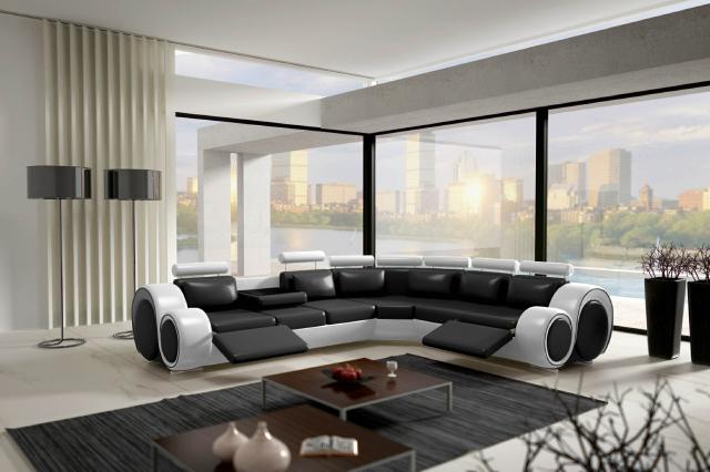 Corner Sofa Berlin Corner Couch Upholstered Living Landscape Corner Set Stock Goods New