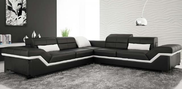 LEATHER SOFA XXL LIVING LANDSCAPE COUCH DESIGN SOFA CORNER SOFA CORNER COUCH SOFA SET NEW