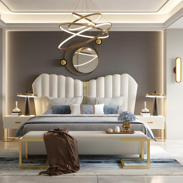 Bed double bed beds 180 x 200 furniture interior bedroom design new