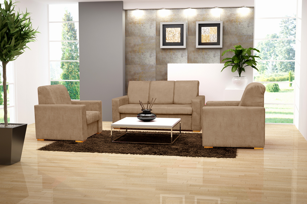 Sofa 3+1+1 Seating Sleeper Sofa Designer Sofa with Bed Function Upholstered Set Couch