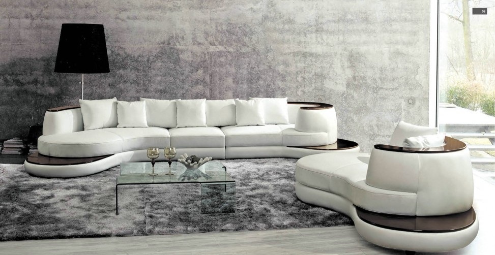 Corner sofa set with USB, island sofa leather sofa corner unit.
