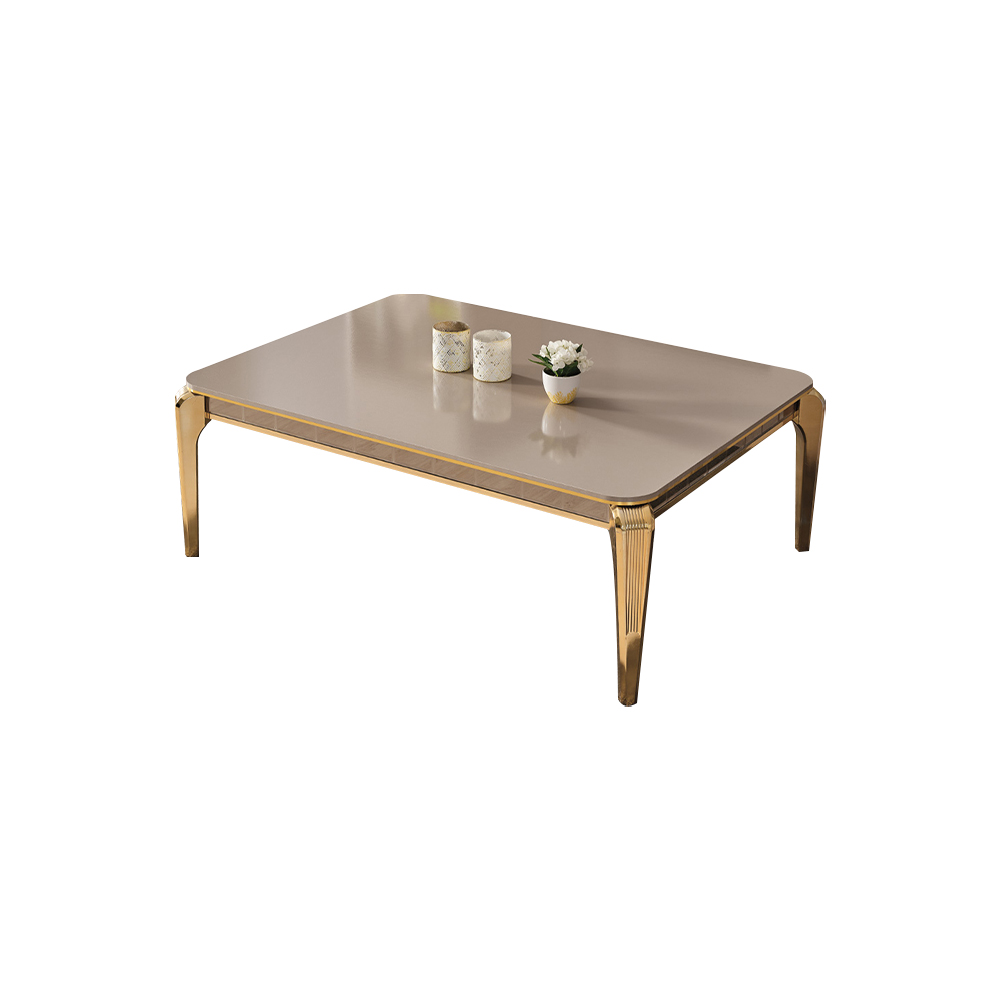 Living room table coffee table side table couch table living room gold