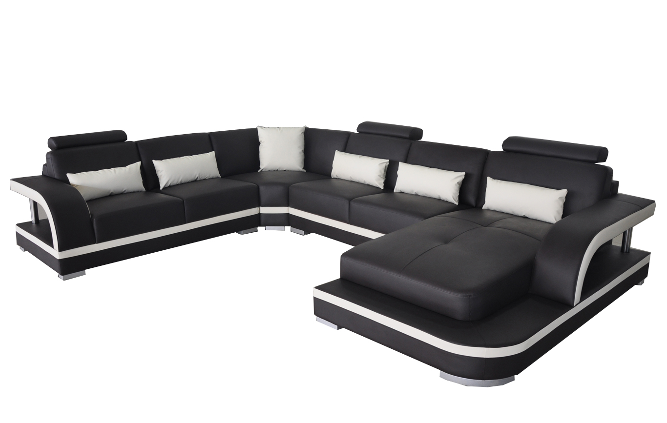 Modern sofa couch set corner seating area leather couch upholstery living landscape USB