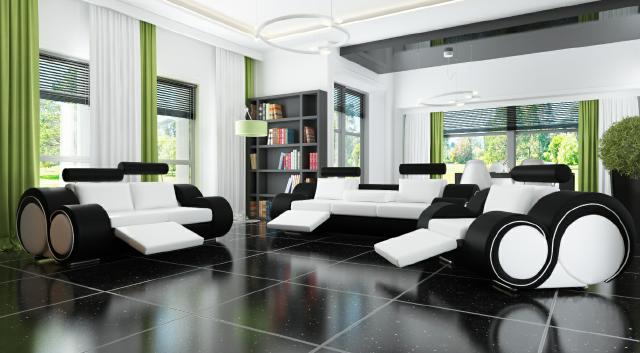 Sofa set + USB cushions 3+2+1 sofa set designer lounge relaxation cushion set