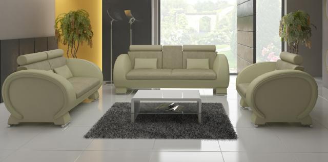 Sofa set 3+2+1 fabric + USB, designer sofa living landscape upholstery set textile