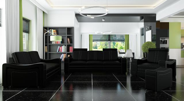 Leather sofa design sofa seating set 3+2+1 with USB sofa set upholstery set