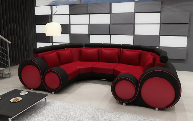 Living area textile couch microfiber upholstery set XXL new sofa fabric with USB