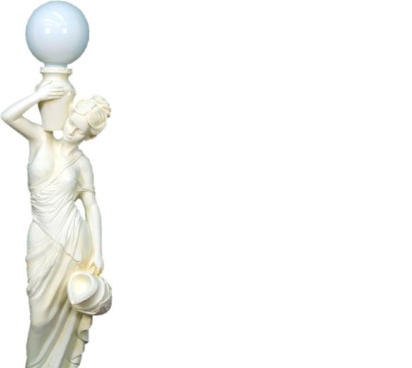 Greek Figure Lamp Lamps Floor Lamp Lamps XXL Stand New