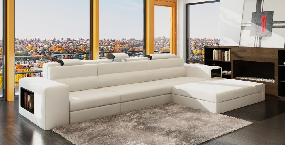 Design sofa with USB upholstery corner sofa set living landscape leather sofa couch