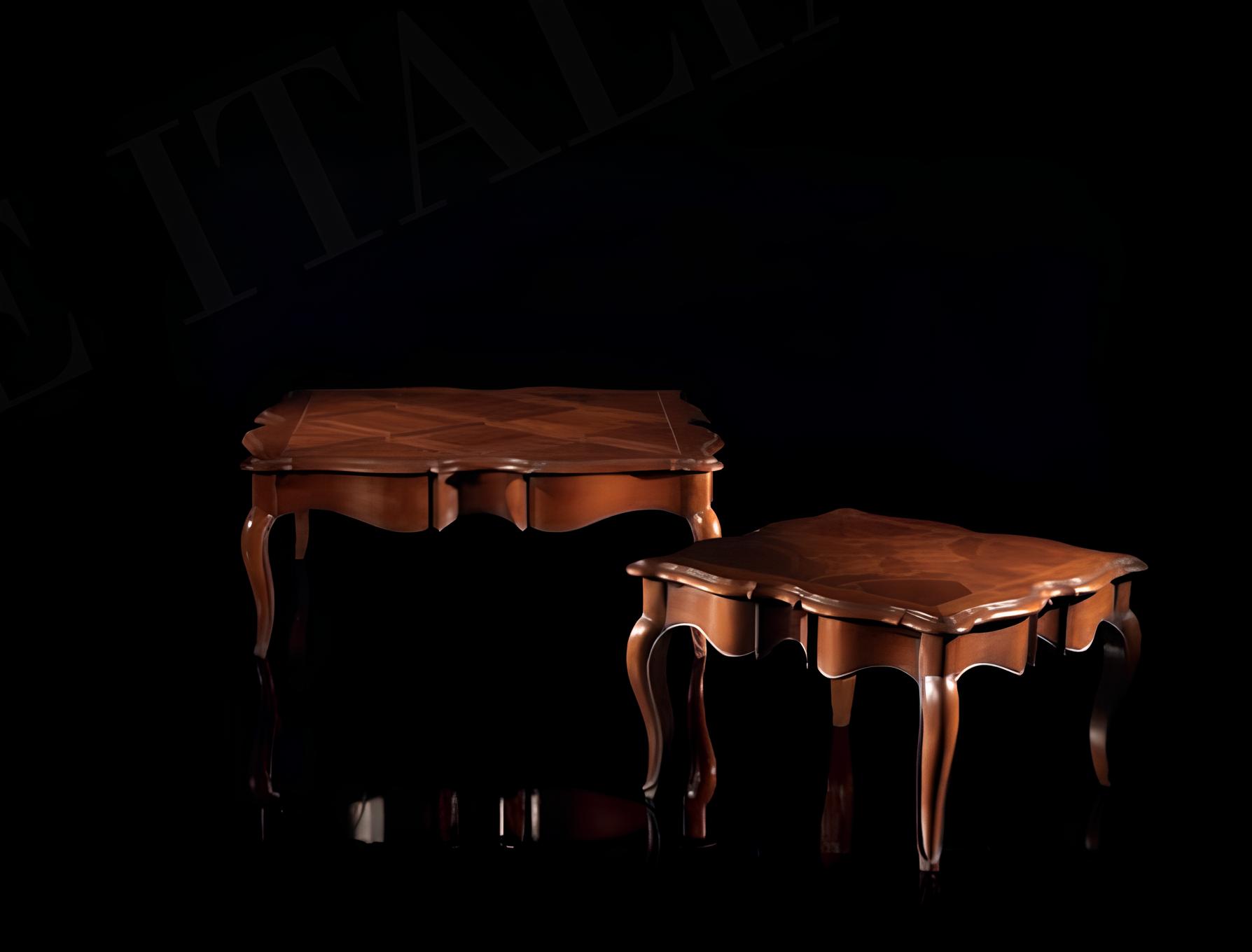Coffee table living room furniture coffee tables table double tables Baroque Rococo wood