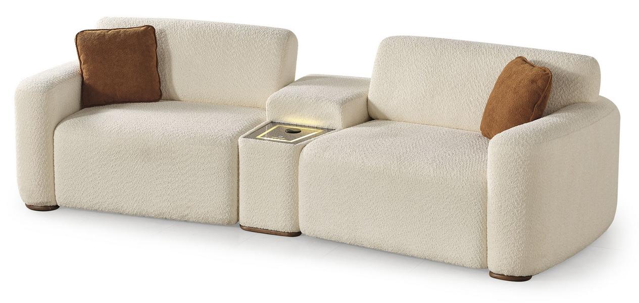 Design Sofa 4-Seater Luxury Living Room Upholstered Furniture Modern Textile