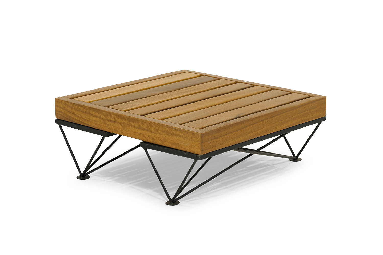 Dark brown elegant coffee table designer garden furniture luxurious wooden table