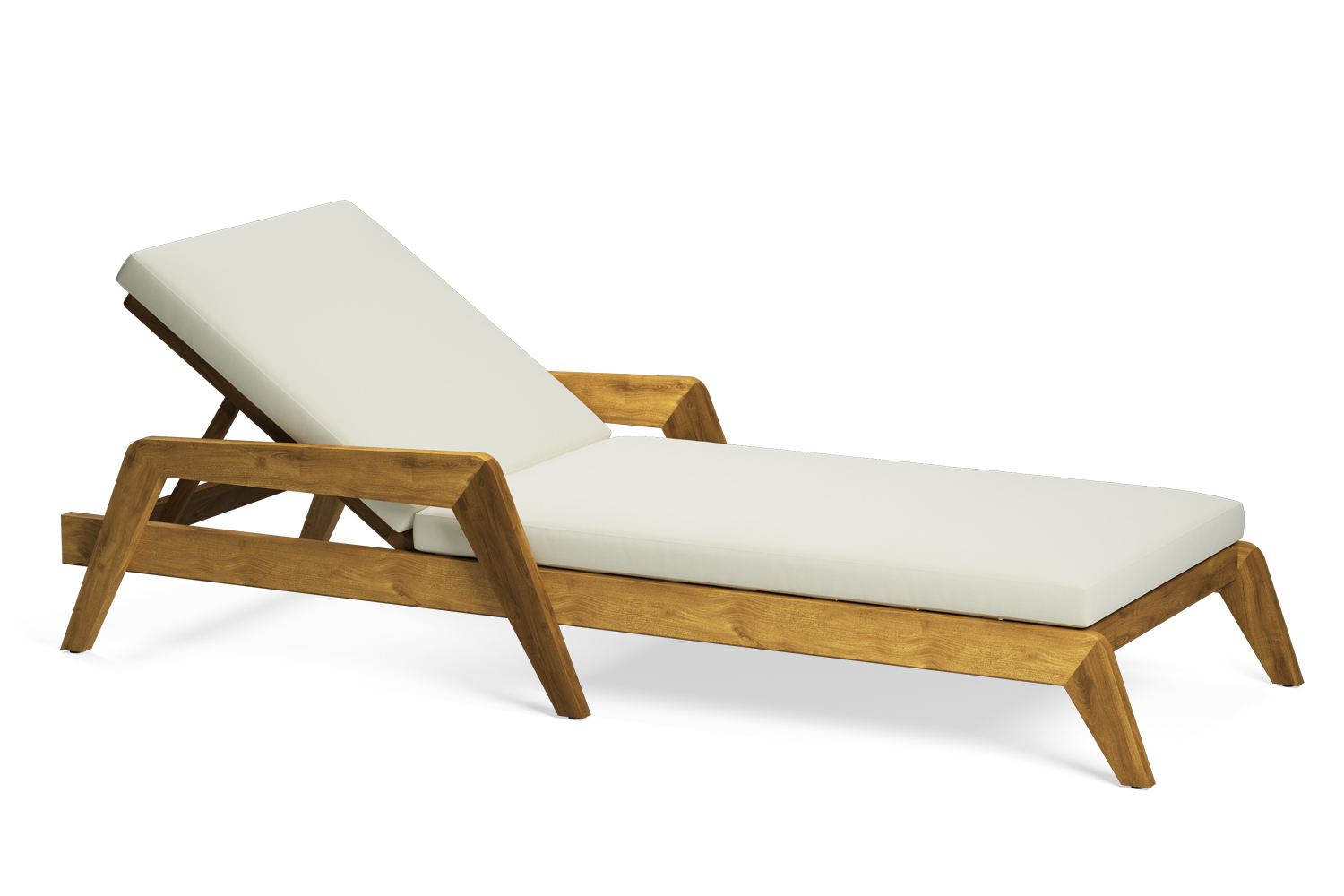 Stylish lounge chair designer terrace chaise longue elegant garden furniture