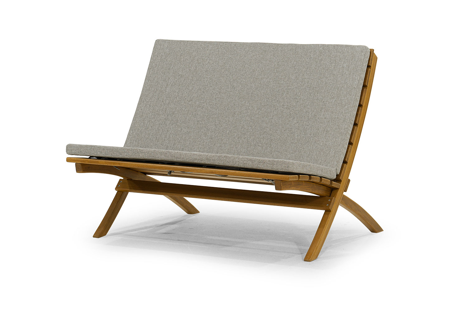 Robust Outdoor 2-Seater Cushioned Patio Wooden Frame Garden Furniture