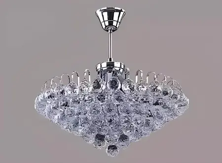 Chandelier ceiling lamp chandelier silver ceiling light crystal lamp