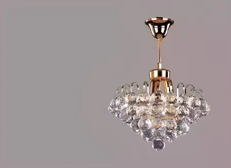 Ceiling lamp ceiling chandelier chandelier gold lustre crystal lamp