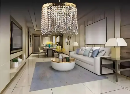 Chandelier gold ceiling lamp crystal lamp