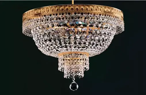 Chandelier ceiling lamp luxury gold chandelier ceiling light crystal art