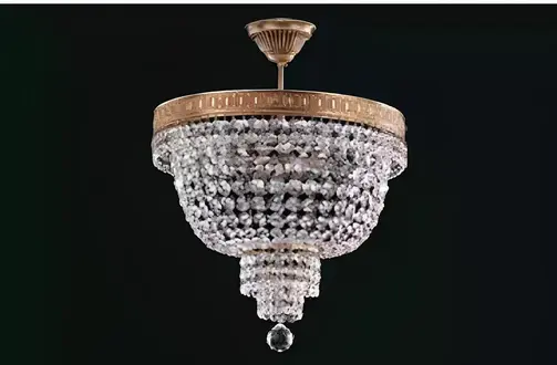 Chandelier Luxury Gold Chandelier Ceiling Lamp Crystal Art