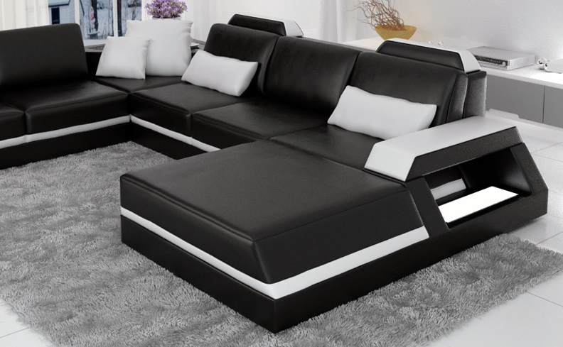Sofa Couch Upholstered Designer Sofa U Sectional Leather Sofa Couches Sofas Fabric