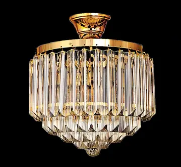 Chandelier Luxury Gold Chandelier Ceiling Lamp Crystal Art