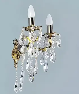 Wall lamp wall lights wall light chandelier wall lamps silver crystal