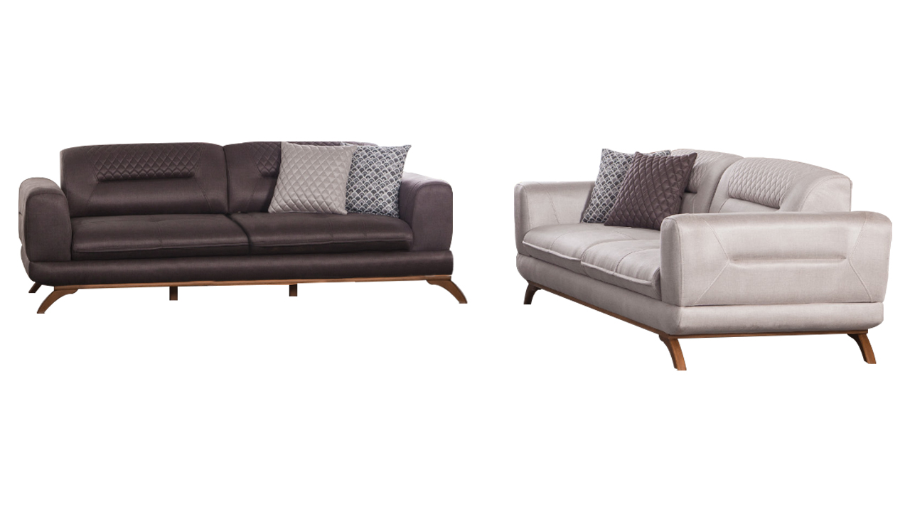 Exclusive sofa set 3+3 seater luxury three-seater living room couch