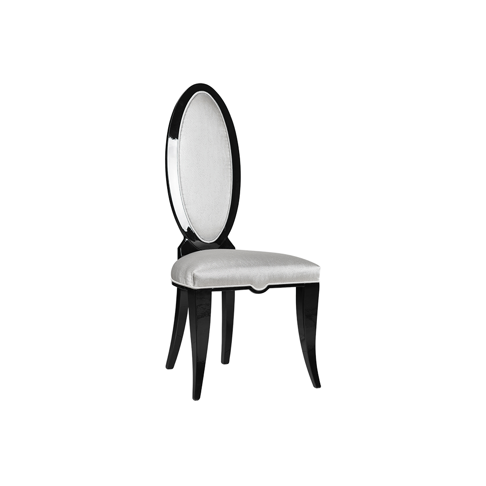 White dining chair luxury seat dining furniture armchair Baroque style