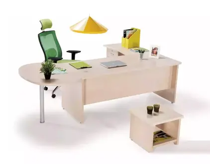 Modern office furniture set corner desk dresser coffee table dressers 3-piece.