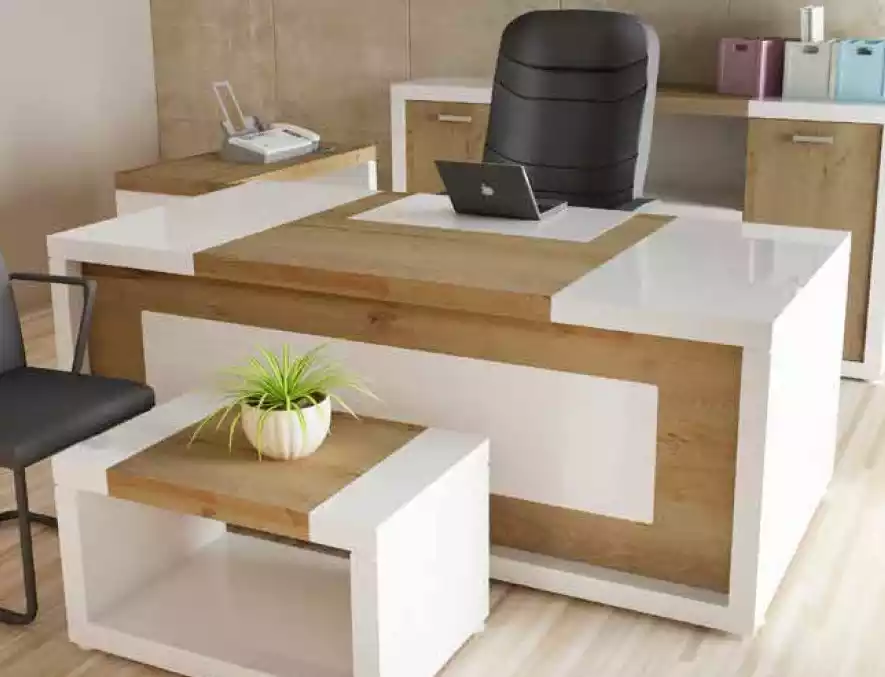 Reception desk reception table furniture counter practice office hotel