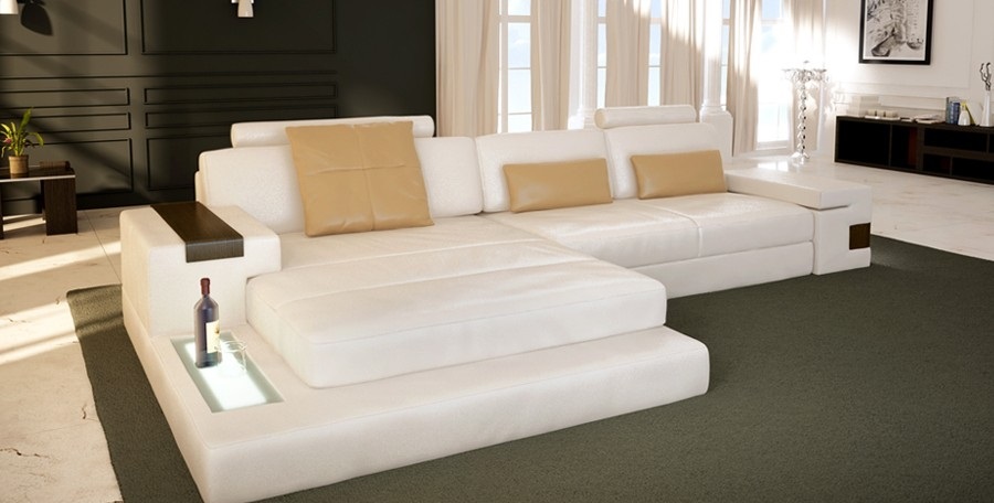 Corner sofa with USB cushion, living landscape corner set, corner leather textile sofa, L-shape.