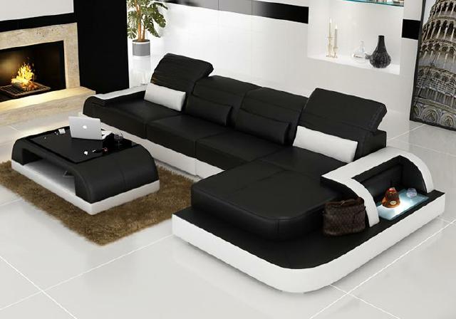 Corner sofa living landscape sofa with USB corner sofa upholstered corner set leather couches